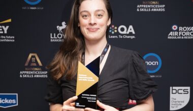 Leeds College of Building apprentice wins national education award