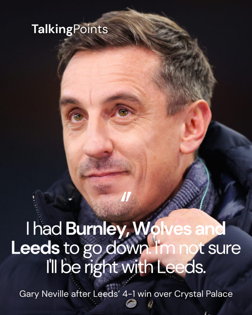 Gary Neville on Leeds.