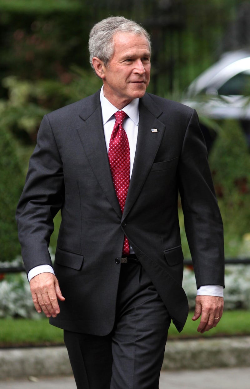 Former US president George Bush