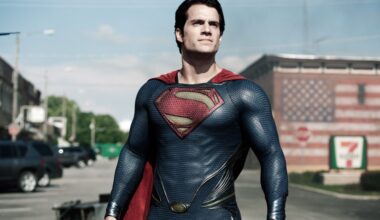 Henry Cavill Wears Christopher Reeve Superman Suit in Photos