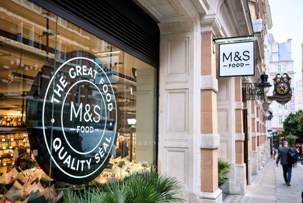 m&s food store exterior covent garden locations manchester