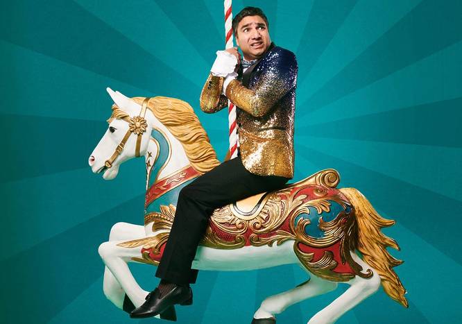 Nick Mohammed on the promotion shot for his 'Show Pony' tour