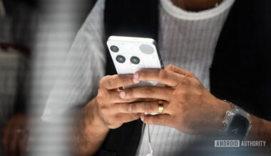 Nothing Phone 3 in White in someone's hands