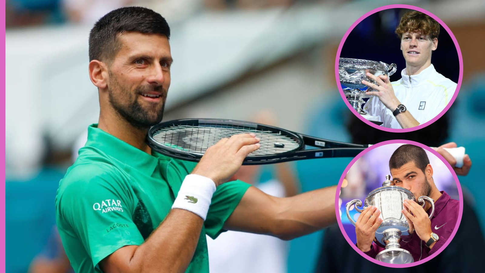 Carlos Alcaraz and Novak Djokovic among the 2025 ATP Rankings winners