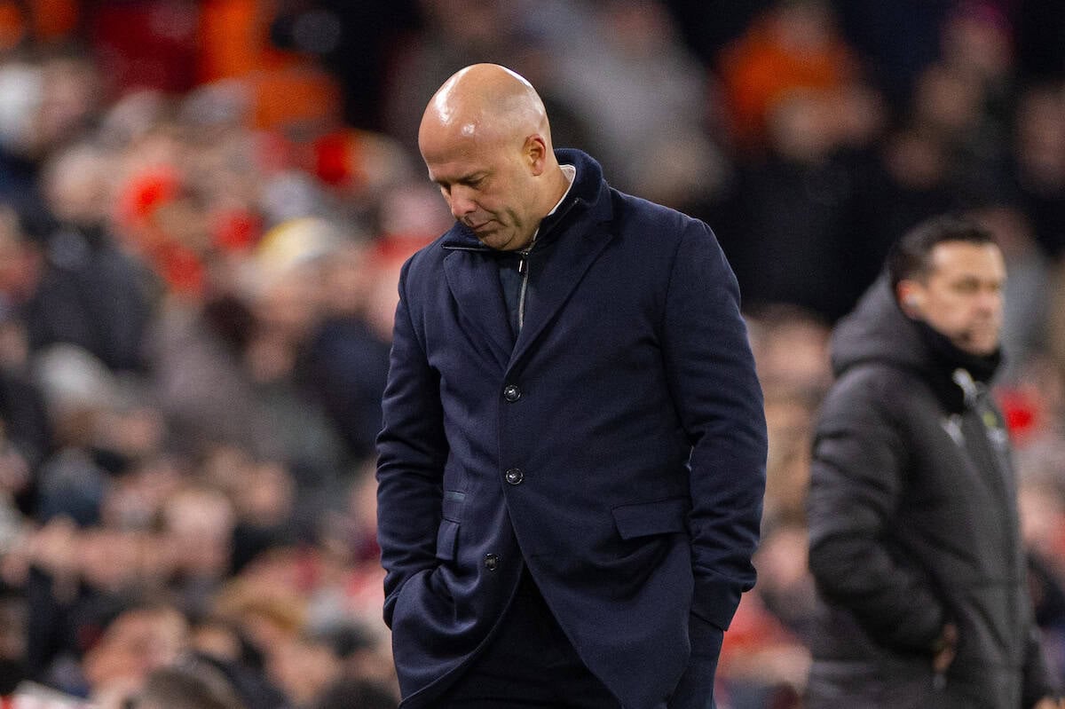 LIVERPOOL, ENGLAND - Wednesday, December 3, 2025: Liverpool's head coach Arne Slot during the FA Premier League match between Liverpool FC and Sunderland AFC at Anfield. (Photo by David Rawcliffe/Propaganda)
