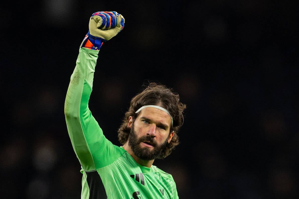 LONDON, ENGLAND - Saturday, December 20, 2025: Liverpool's goalkeeper Alisson Becker after the FA Premier League match between Tottenham Hotspur FC and Liverpool FC at the Tottenham Hotspur Stadium. (Photo by David Rawcliffe/Propaganda)