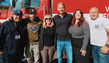 Prince Harry Meets Former Inmates Who Became California Firefighters