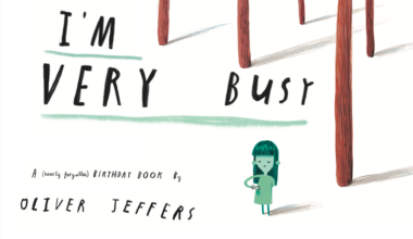 I'm Very Busy spreads from children's illustrated book