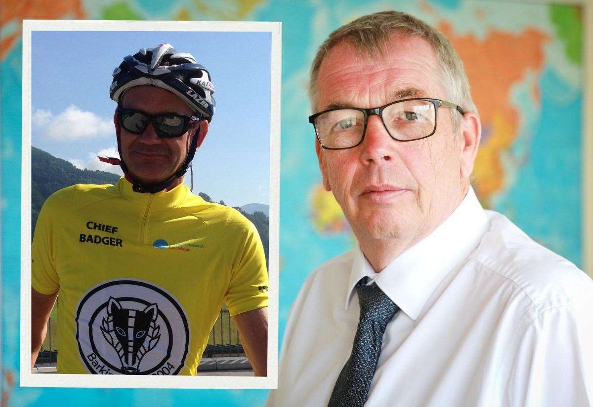 Reidsteel managing director Simon Boyd and Barking Badgers cycling club founder Andy Dewhurst of Mudeford on King’s New Year Honours list