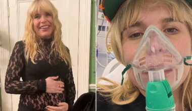 Pregnant Paloma Faith hospitalised with flu after confessing fears over welcoming baby aged 44