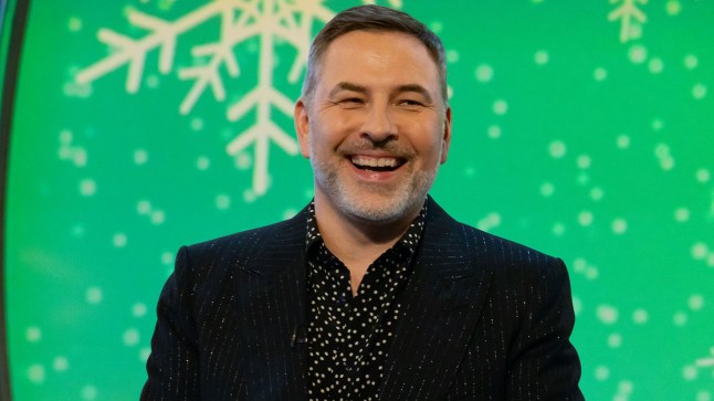 A close up of David Walliams in Would I Lie To You Christmas special