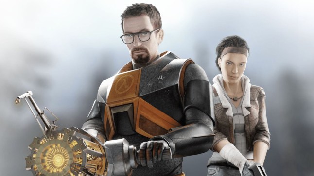 Half-Life 2 artwork of Gordon Freeman and Alyx
