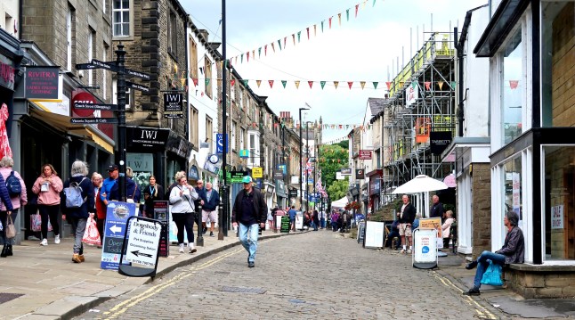 Skipton high street, North Yorkshire.