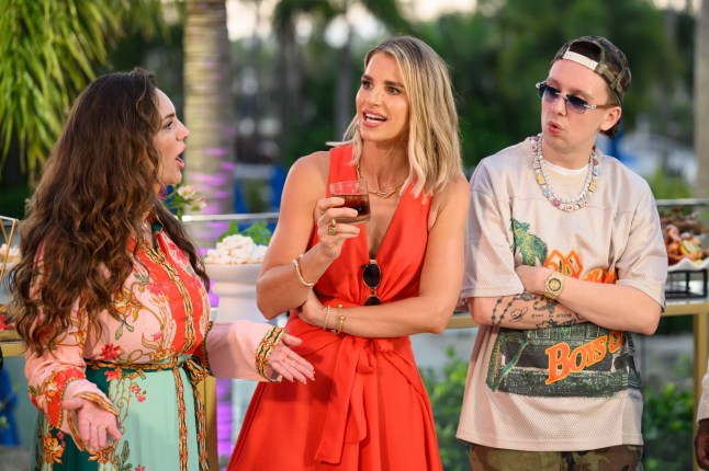 STRICT EMBARGO - NOT FOR USE BEFORE 19:00 GMT, 10 Dec 2025 - EDITORIAL USE ONLY Mandatory Credit: Photo by James Gourley/ITV/Shutterstock (16060646i) Kelly Brook, Vogue Williams and Aitch 'I'm a Celebrity... Coming Out' TV show, Series 25, Australia - 10 Dec 2025