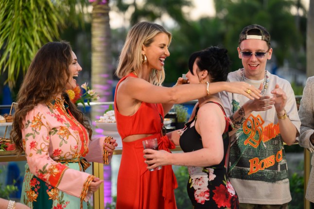 STRICT EMBARGO - NOT FOR USE BEFORE 19:00 GMT, 10 Dec 2025 - EDITORIAL USE ONLY Mandatory Credit: Photo by James Gourley/ITV/Shutterstock (16060646k) Kelly Brook, Vogue Williams, Shona McGarty and Aitch 'I'm a Celebrity... Coming Out' TV show, Series 25, Australia - 10 Dec 2025