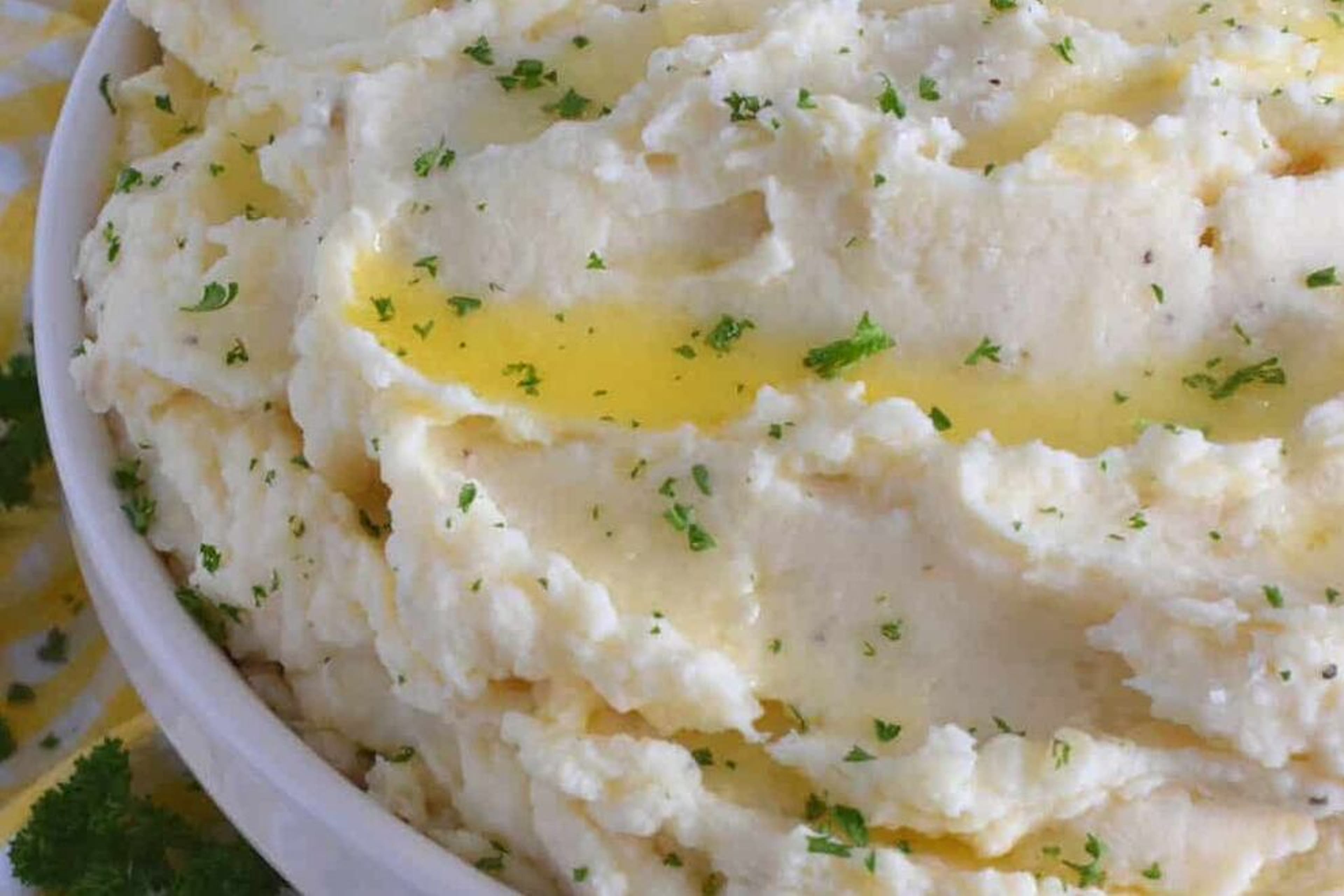 Malt vinegar and sour cream give mashed potatoes a kettle chip flair