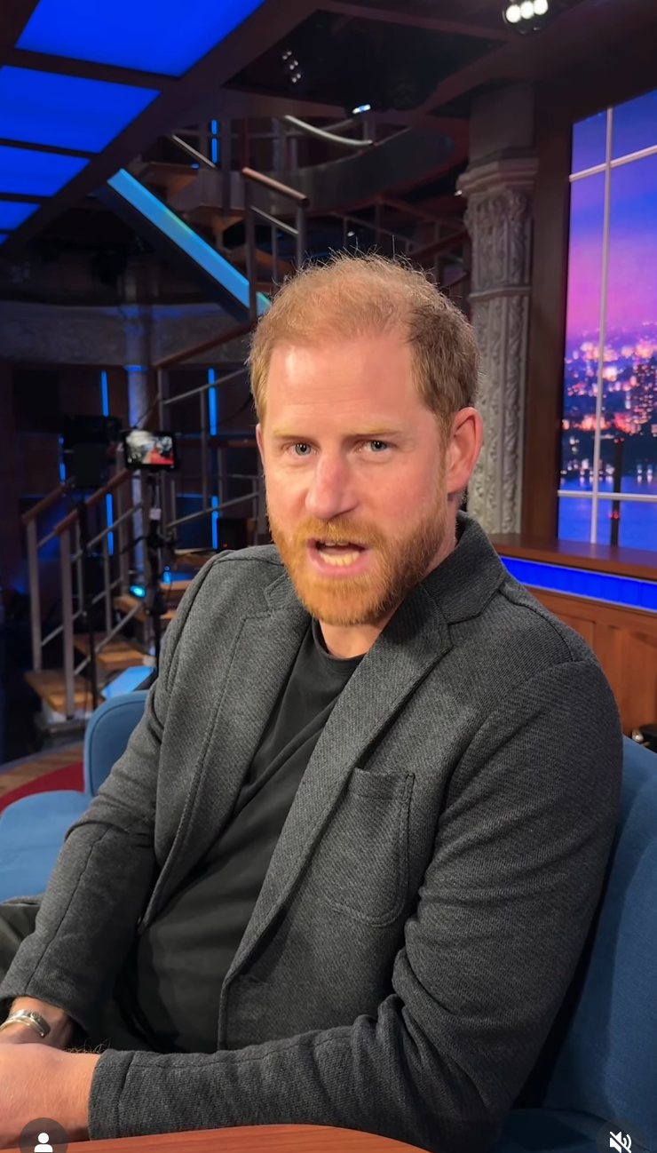 Prince Harry appeared on 'The Late Show with Stephen Colbert'