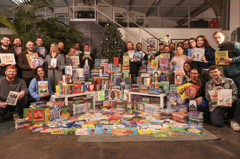 Liverpool marketing agency gifts over 2,000 books to young people this Christmas