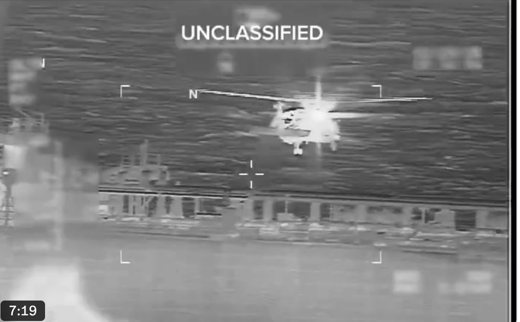 The US Coast Guard boards an oil tanker that was last docked in Venezuela on Dec. 20.