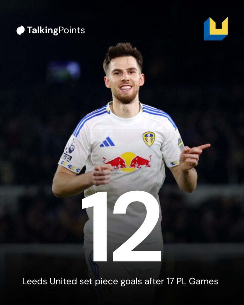 Anton Stach of Leeds United