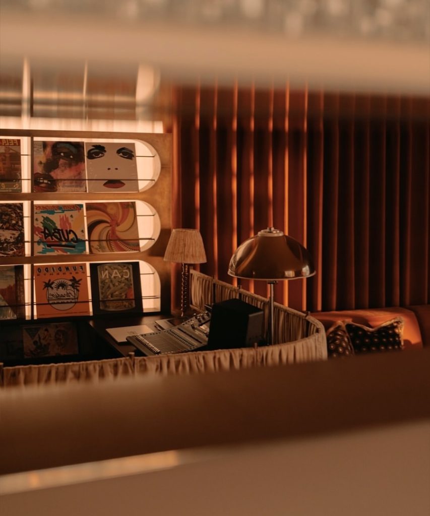 Soho House Manchester music and DJ booth