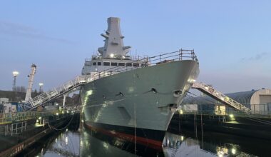 HMS Glasgow reaches major milestone as diesel generators fire up for first time