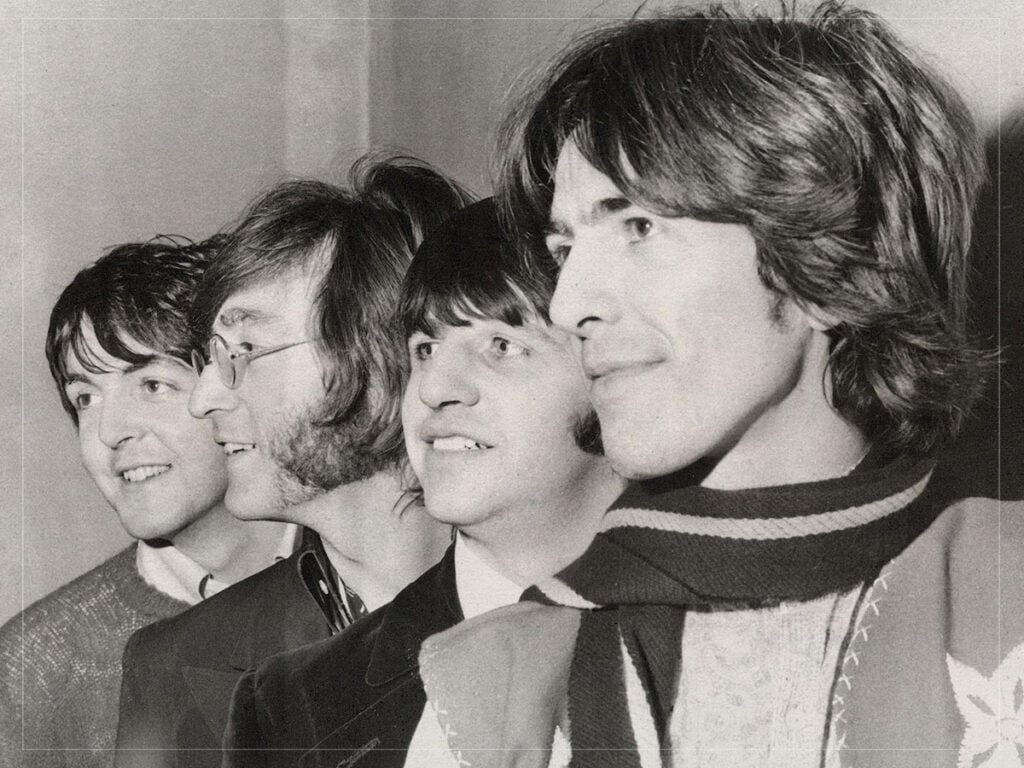 The Beatles 1968 press photo