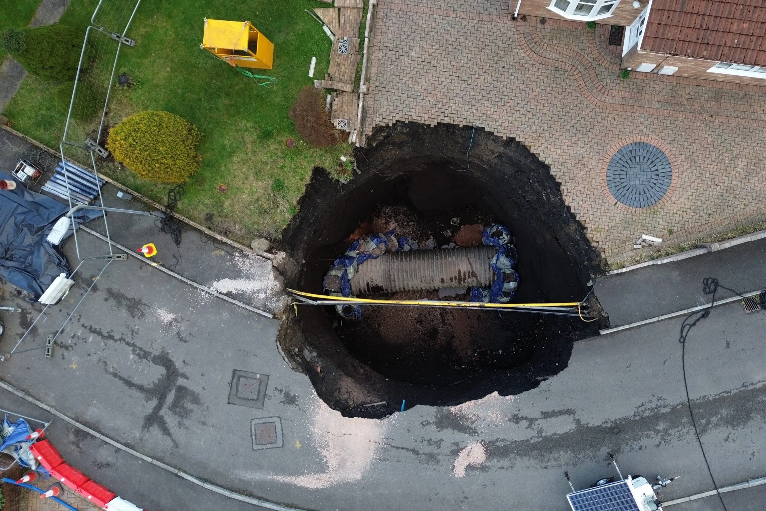 Nant Morlais ground collapse