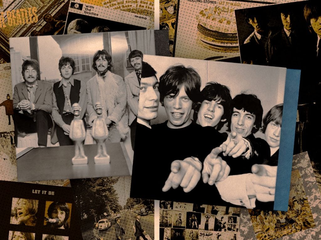 The secret messages between The Beatles and The Rolling Stones hidden in their album covers Far Out Magazine