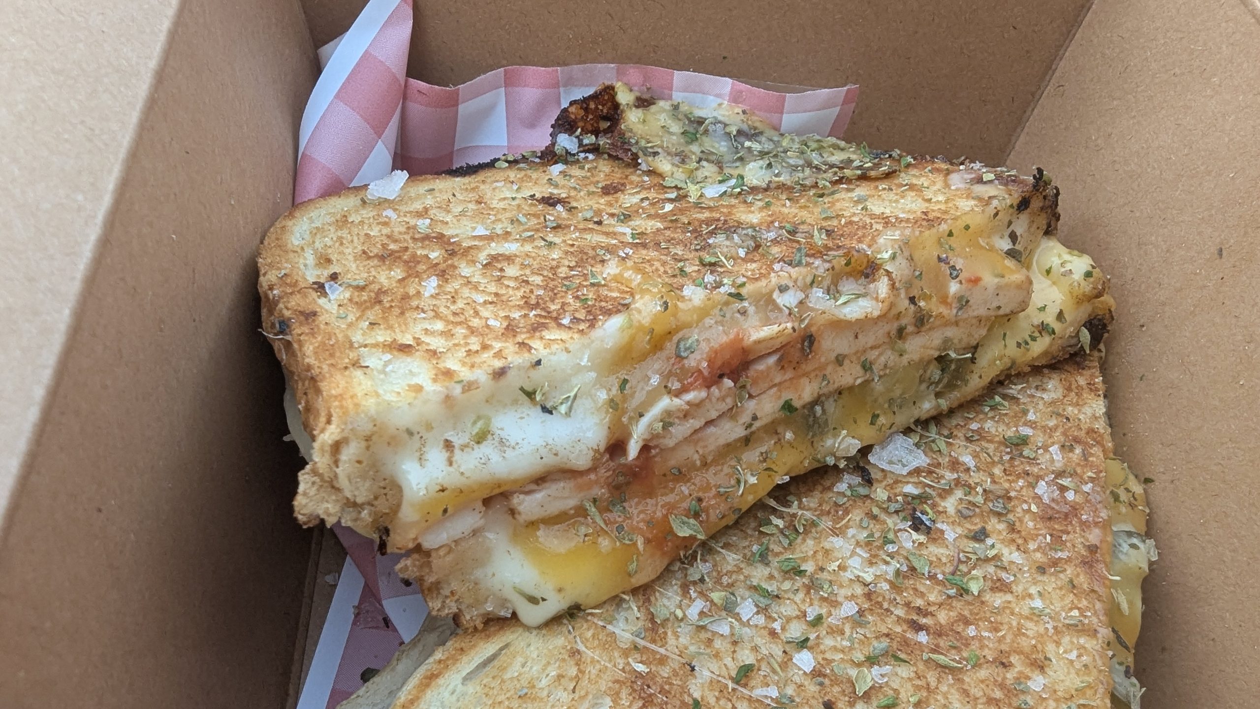 Toastology - fajita sandwich