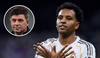 Steven Gerrard gives one-word verdict on Brazilian star amid Liverpool ‘talks’ as Real Madrid media call him ‘unstoppable’