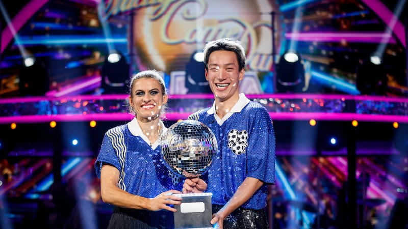 Karen Carney and Carlos Gu win Strictly Come Dancing in emotional final