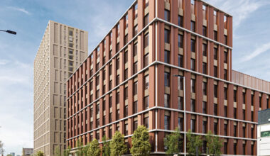 Sheppard Robson is the architect behind the 23-storey block