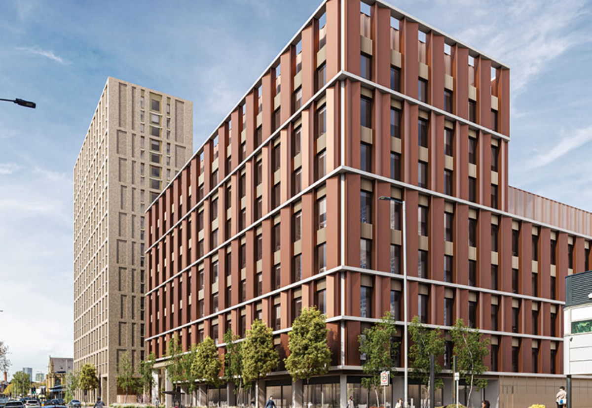 Sheppard Robson is the architect behind the 23-storey block