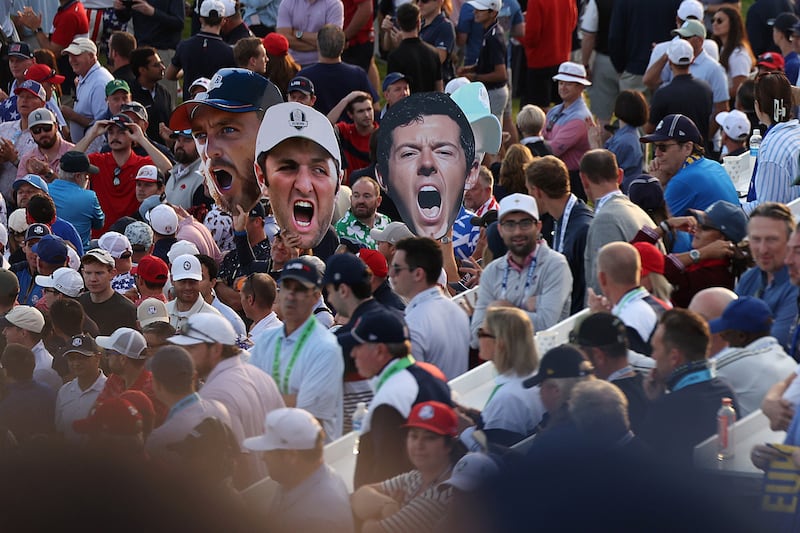 Spectators at Bethpage for the 2025 Ryder Cup. Photograph: Kate McShane/Getty