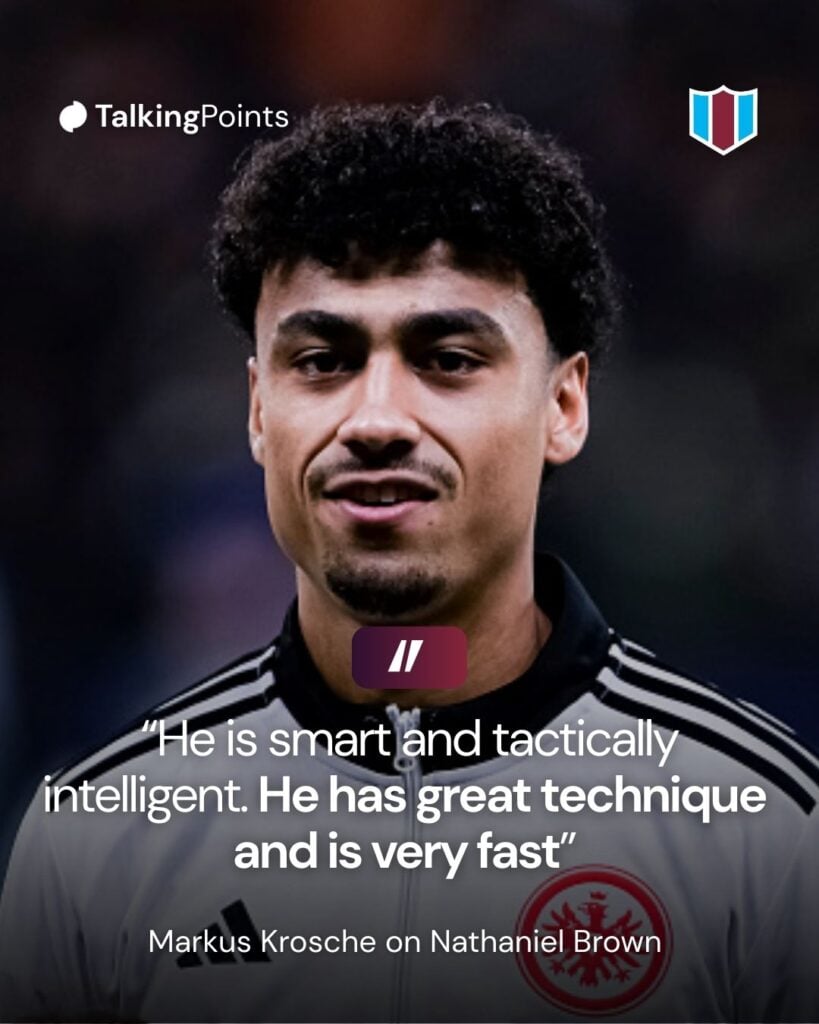 West Ham target Nathaniel Brown