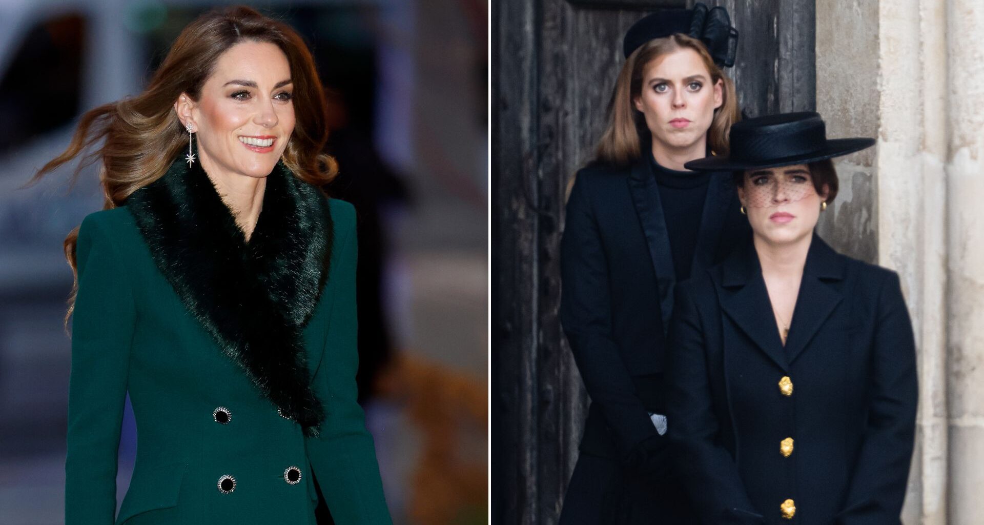 Princess Beatrice and Princess wear black outfits and release statement about missing Kate Middleton Christmas carol concert