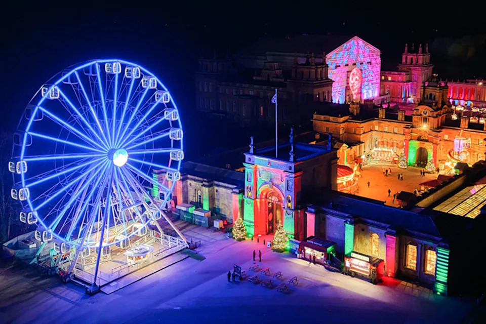 Blenheim Palace Christmas Market, Oxfordshire, England