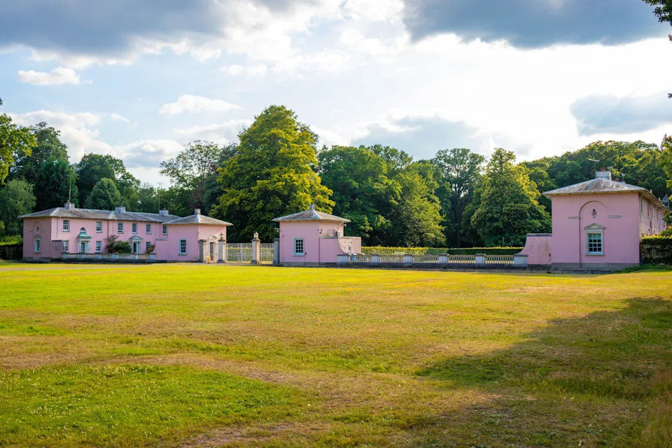 Entrance to Royal Lodge, Windsor Great Park, Windsor, Berkshire, UK