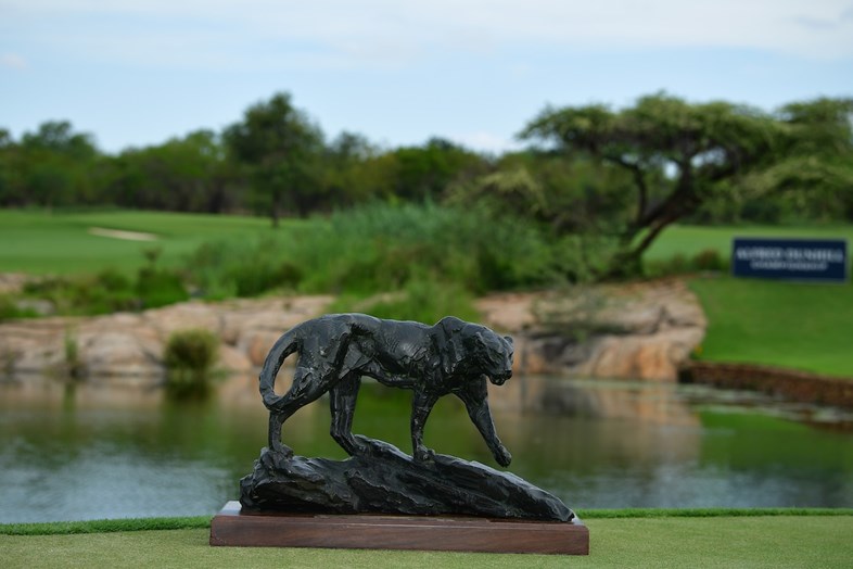 Who will take home this trophy as well as the winner's share of the Alfred Dunhill Championship prize money?