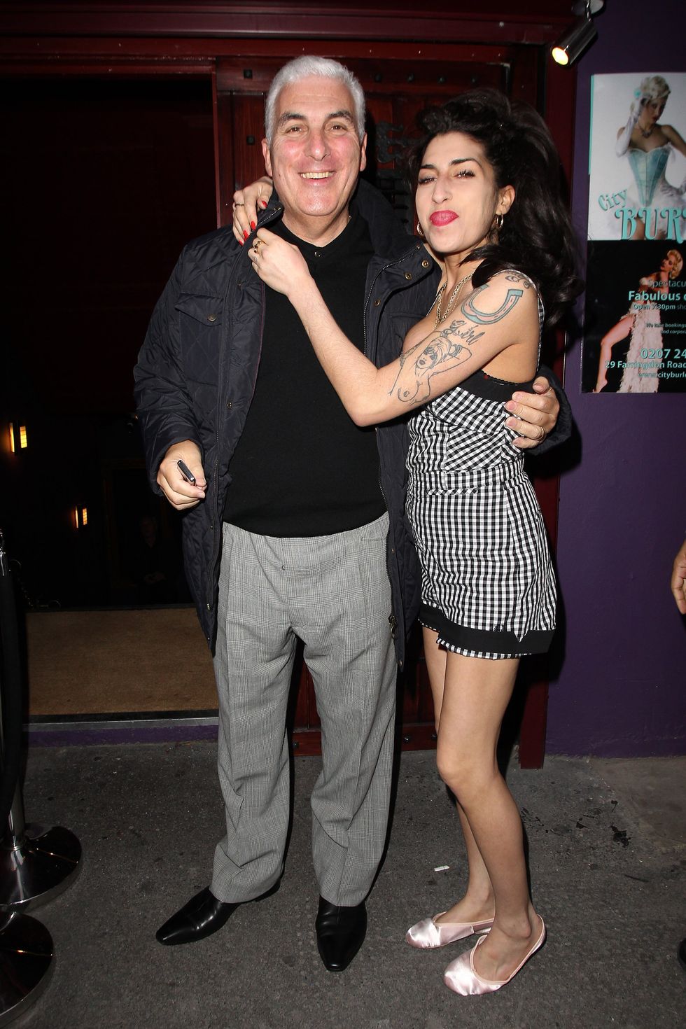 Amy Winehouse and her father, Mitch Winehouse