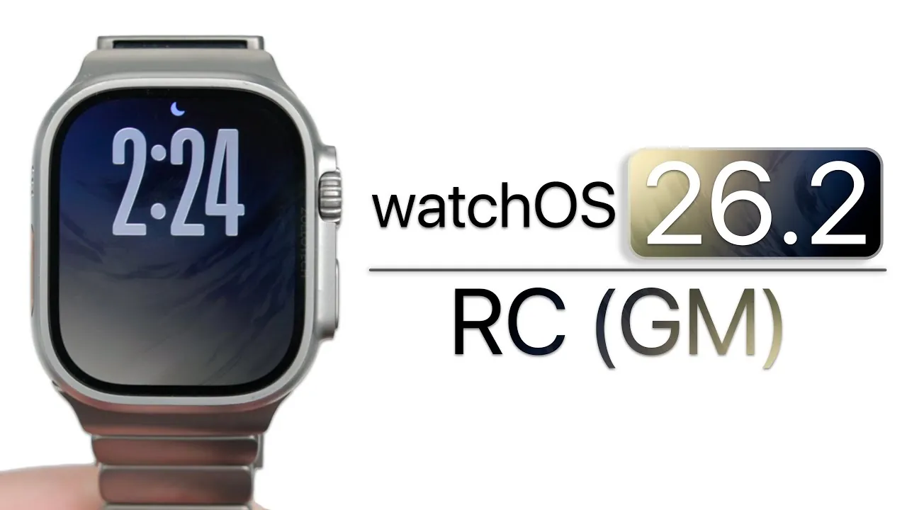 Apple WatchOS 26.2 RC update includes new safety alerts and performance boosts