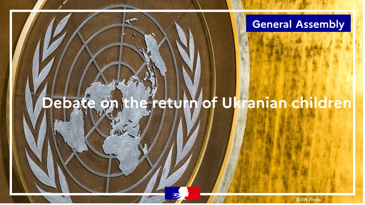 France strongly condemns the crimes committed against Ukrainian (...)