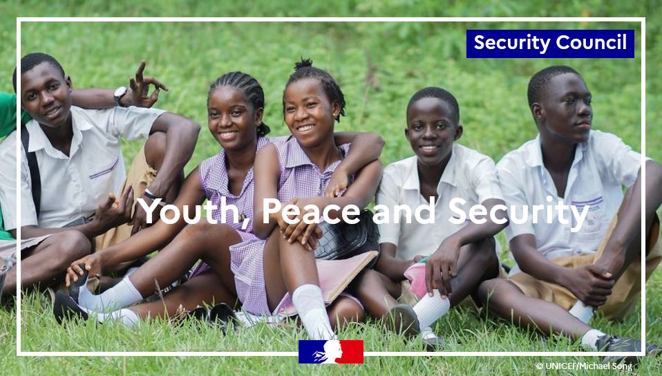 France reaffirms its support for the Youth, Peace and Security (...)