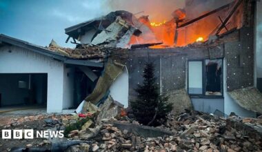 'Massive' Russian attack across Ukraine, says energy firm, with four-year-old child among three killed