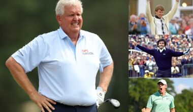 Colin Montgomerie believes Rory McIlroy is in contention with Nick Faldo and Seve Ballesteros to be considered the best European golfer ever.