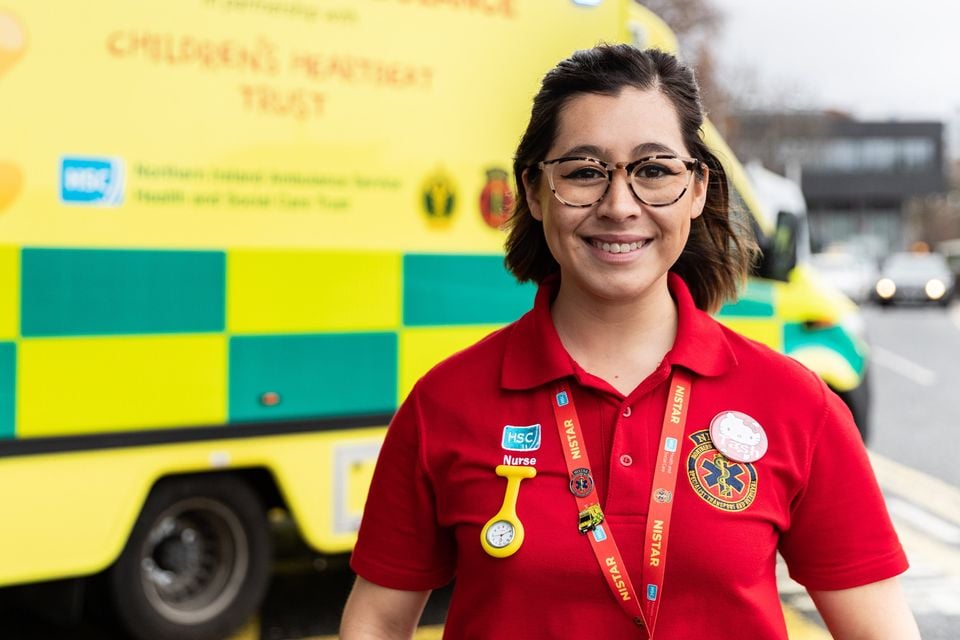Paediatric transport nurse Natasha Butler (Luke Jervis/Belfast Telegraph)