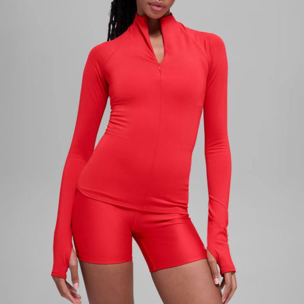 Alo Yoga Airlift Winter Warm 1/4 Zip Long Sleeve