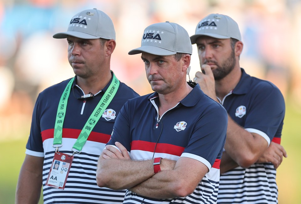 Team USA were less than impressed with the speed of the greens