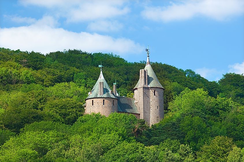 Castle Coch in Tongwynlais, South Wales. 